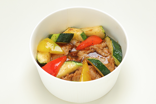  Sauteed Pork and Vegetable with Black Pepper